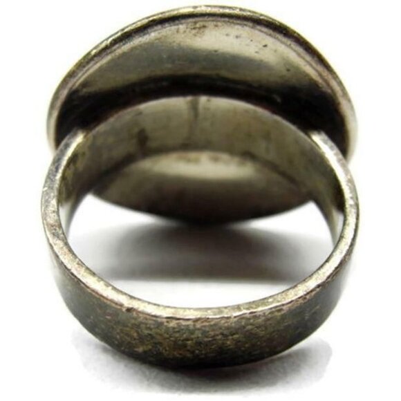 sz 7.25 Solid 925 Sterling Silver Men's Wide band Ring 11.24 g Fine Jewelry - Picture 4 of 12